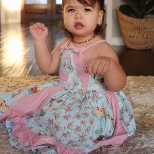 Gorgeous Baby Dress & Pant Set *ONE OF A KIND